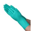 Vguard Nitrile Green Chemical Resistant Gloves unlined, 13" Straight Cuff, PK 288 C11A210